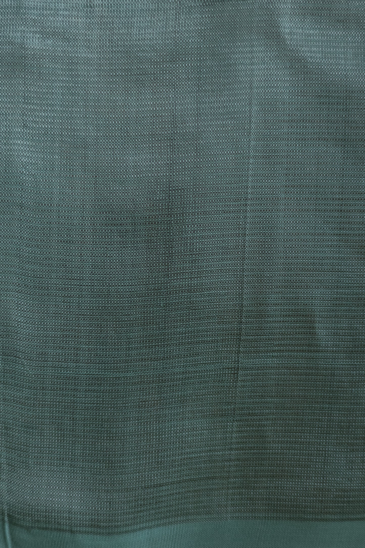 Dusty Green Plain Mangalagiri Silk Cotton Saree
