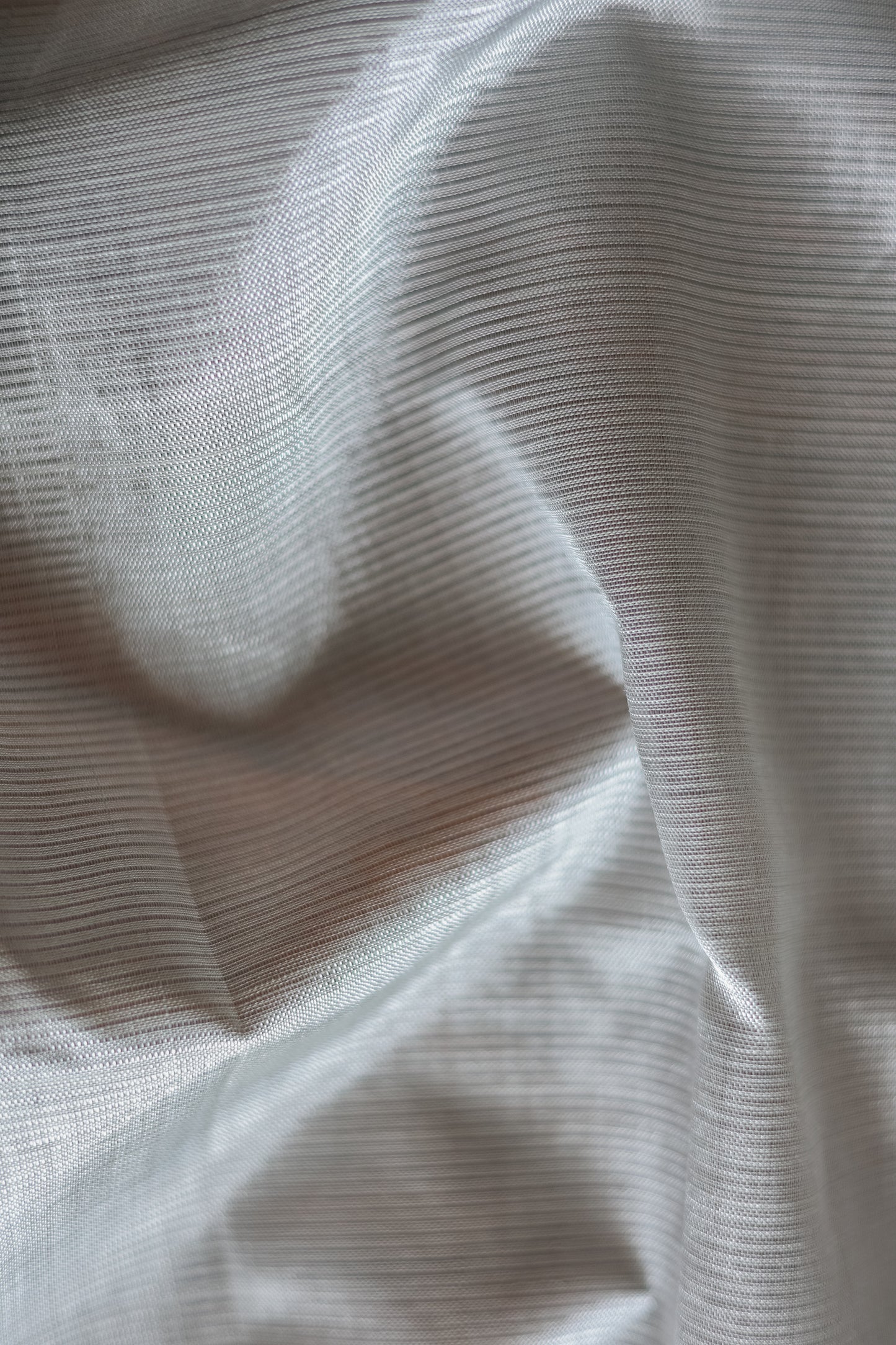 Light Grey Plain Mangalagiri Silk Cotton Saree