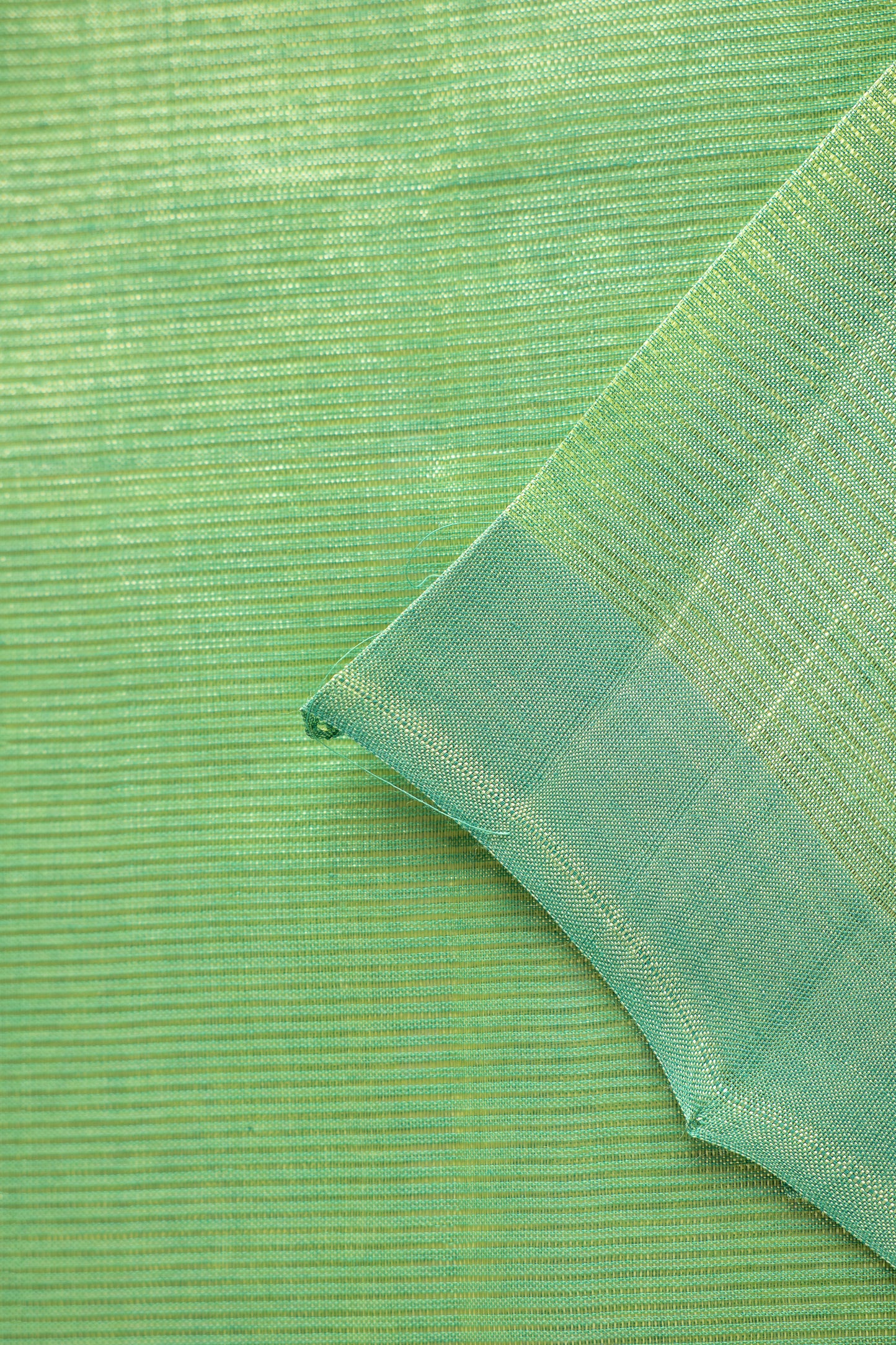 Light Green Plain Mangalagiri Silk Cotton Saree