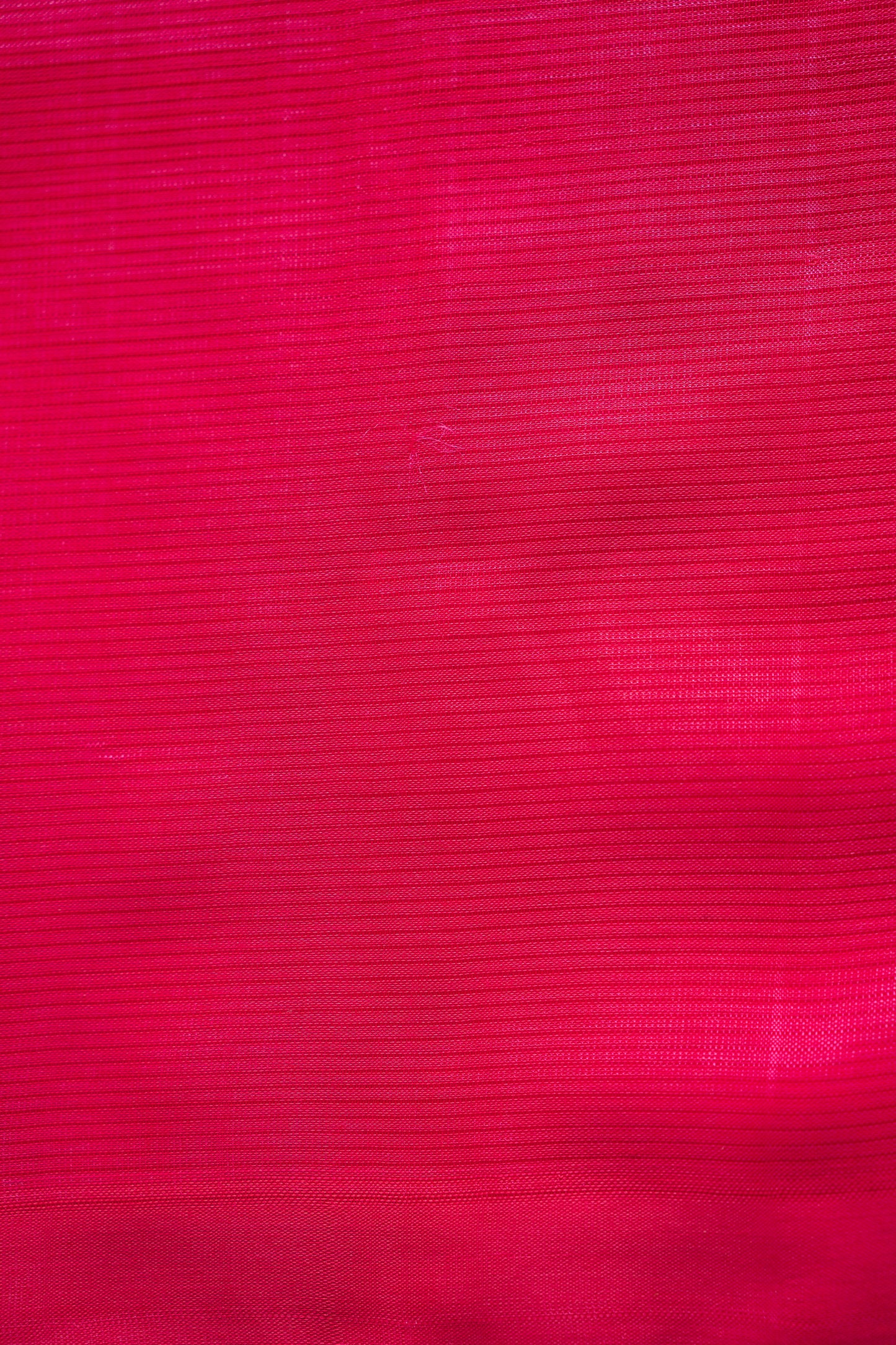 Hot Pink Plain Mangalagiri Silk Cotton Saree