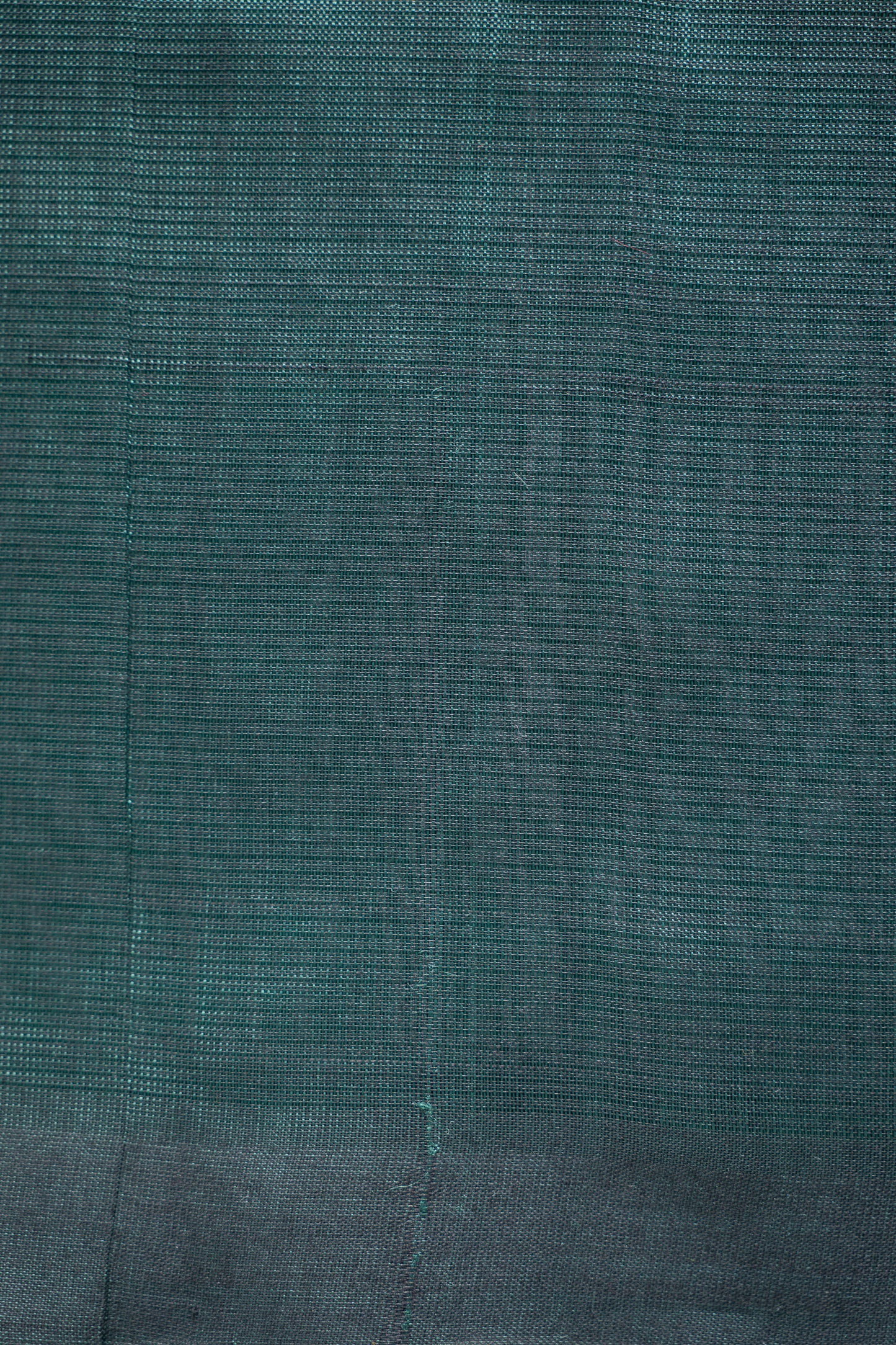 Dark Green Plain Mangalagiri Silk Cotton Saree
