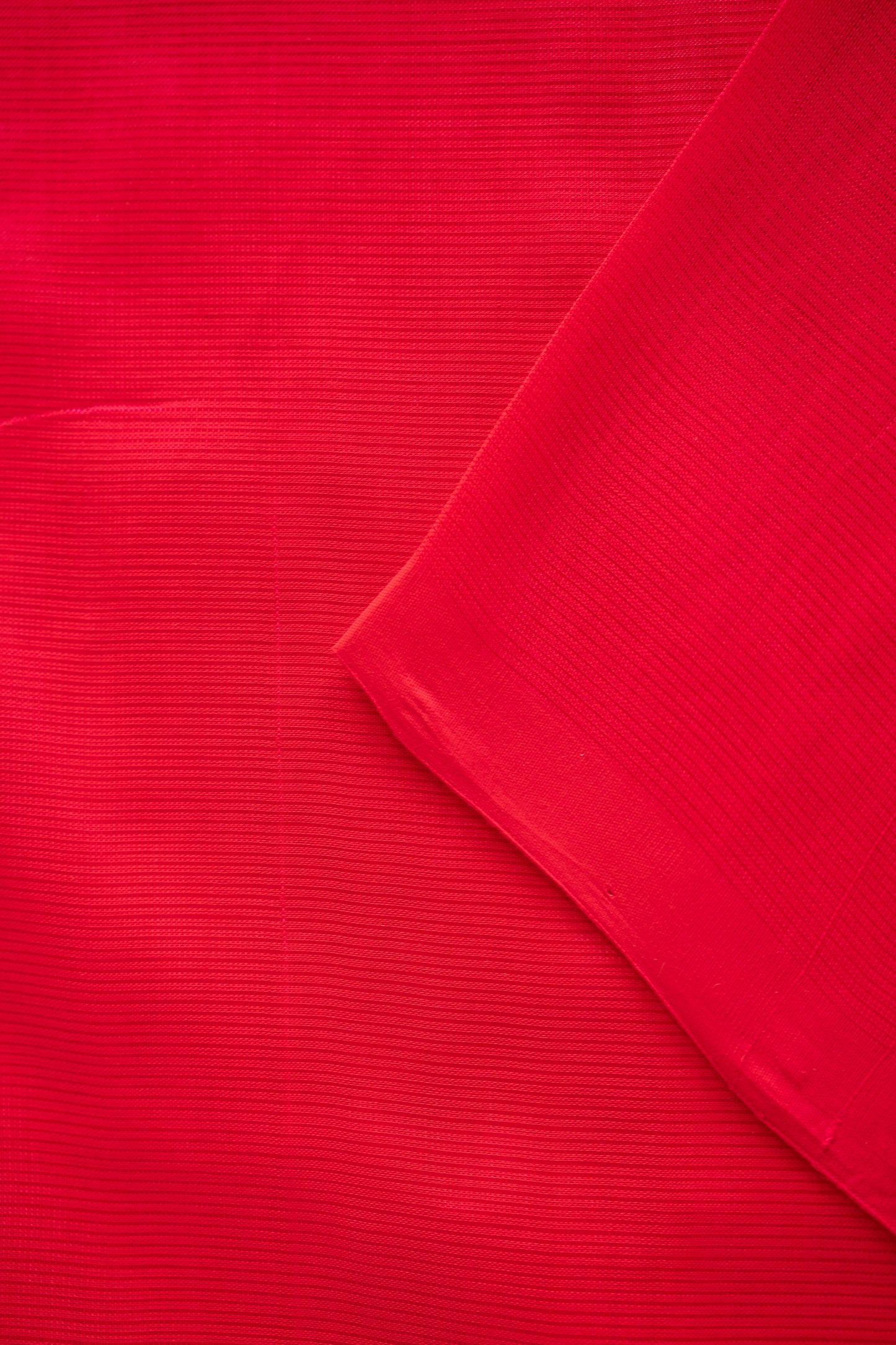 Hot Pink Plain Mangalagiri Silk Cotton Saree