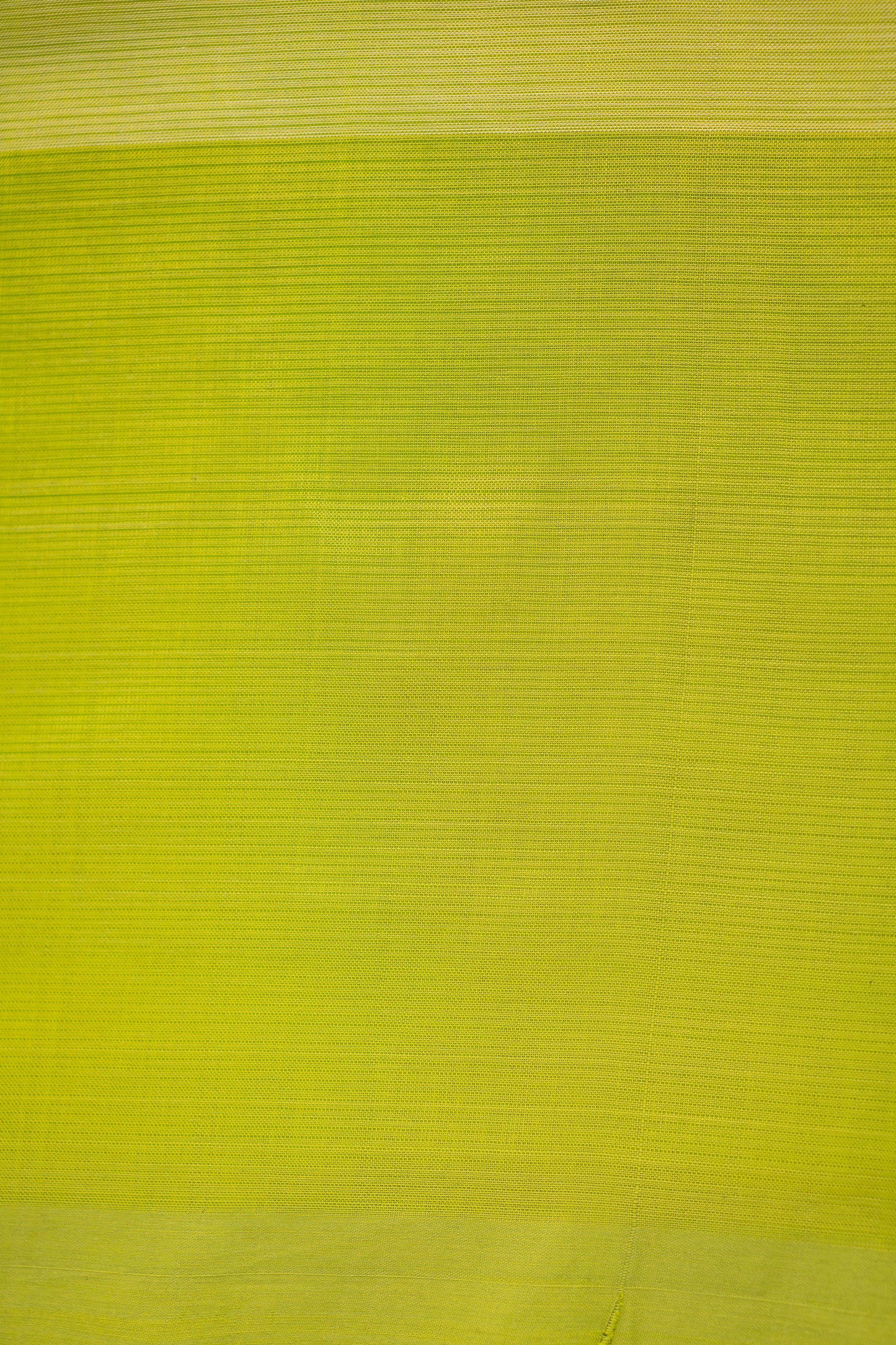 Off White Plain Mangalagiri Silk Cotton with Leaf Green  Border and Pallu Saree