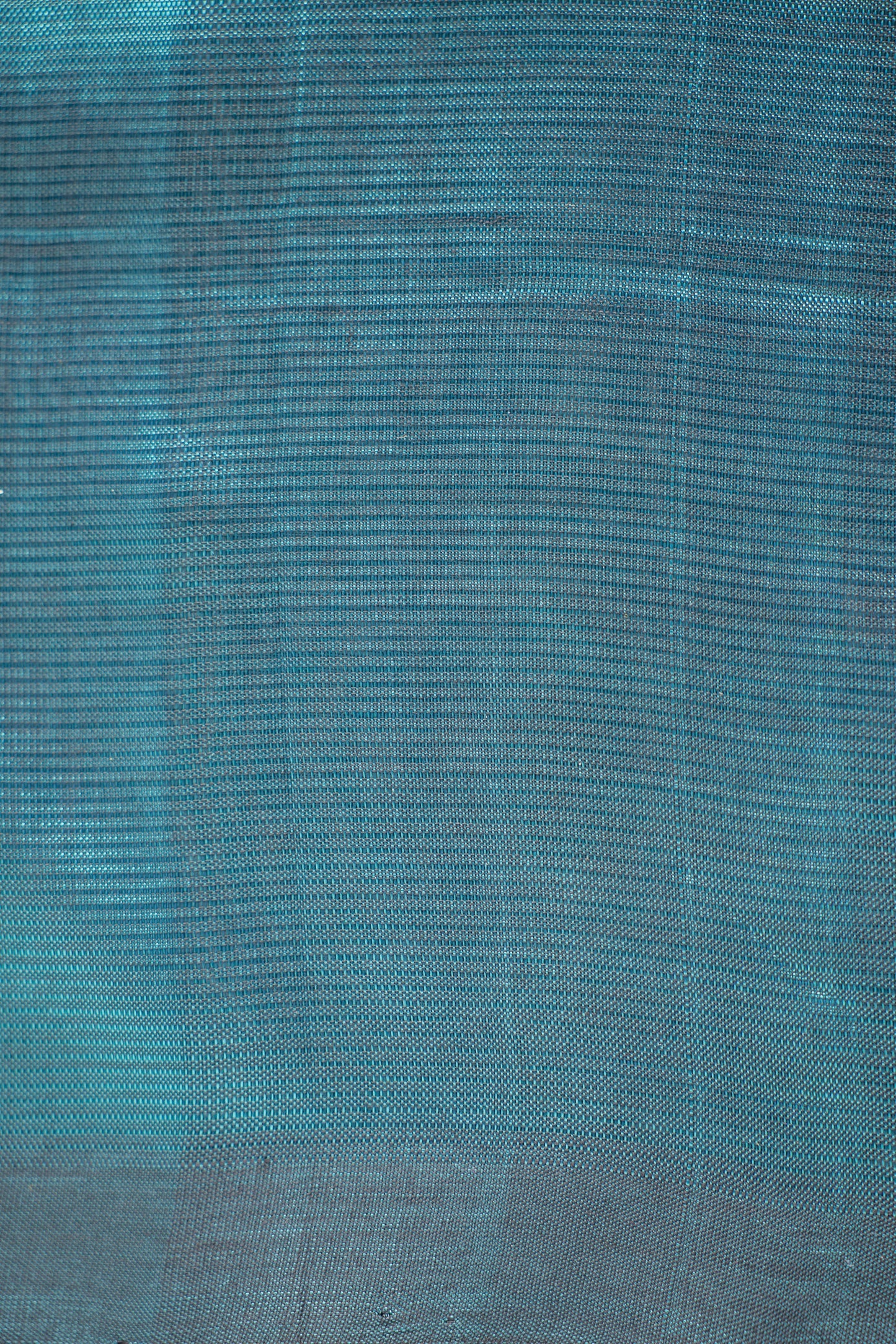 Teal Blue Mangalagiri Silk Cotton Saree with Self Border Saree