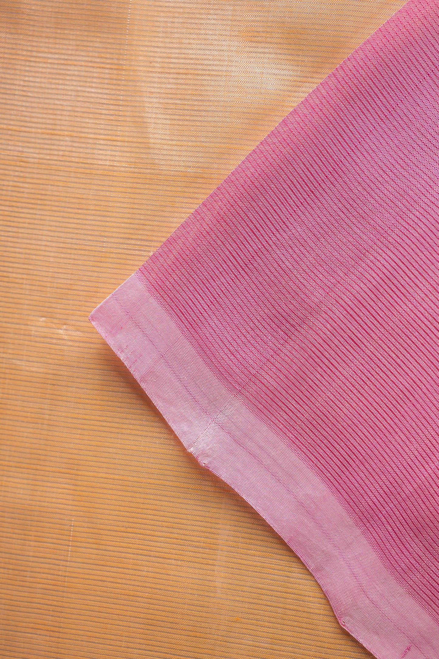 Blush Pink Mangalagiri Silk Cotton Saree with Ivory Pallu