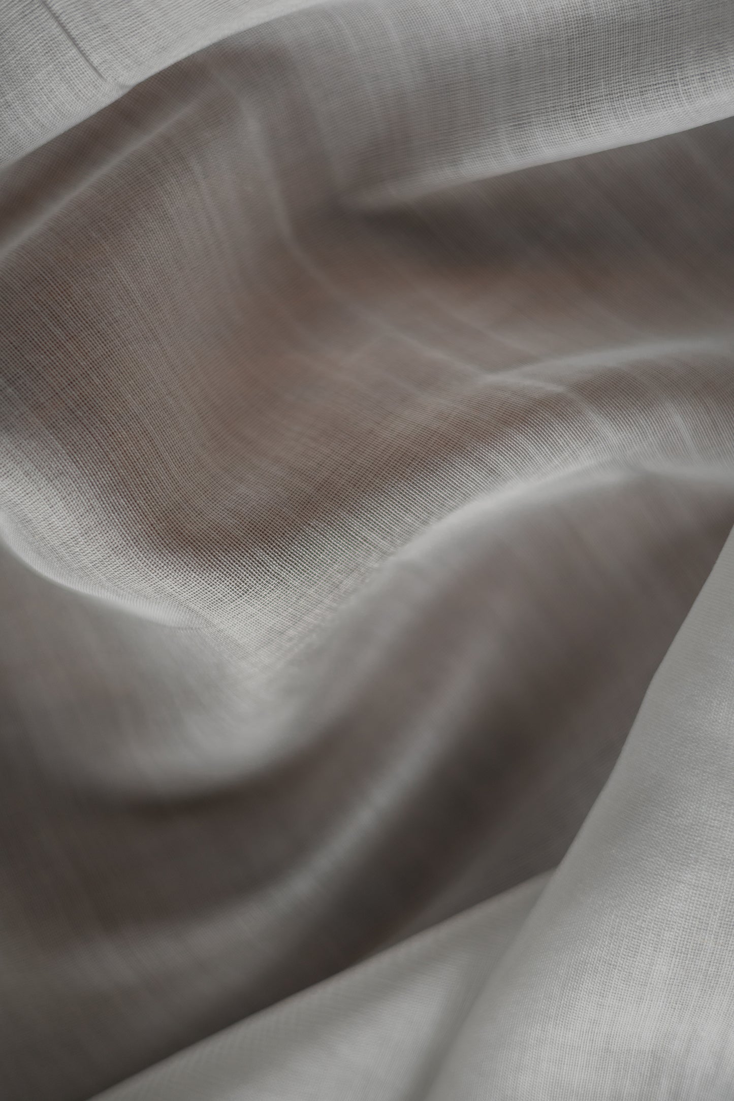 Grey Silk Cotton with Parrot Zari Pallu Saree