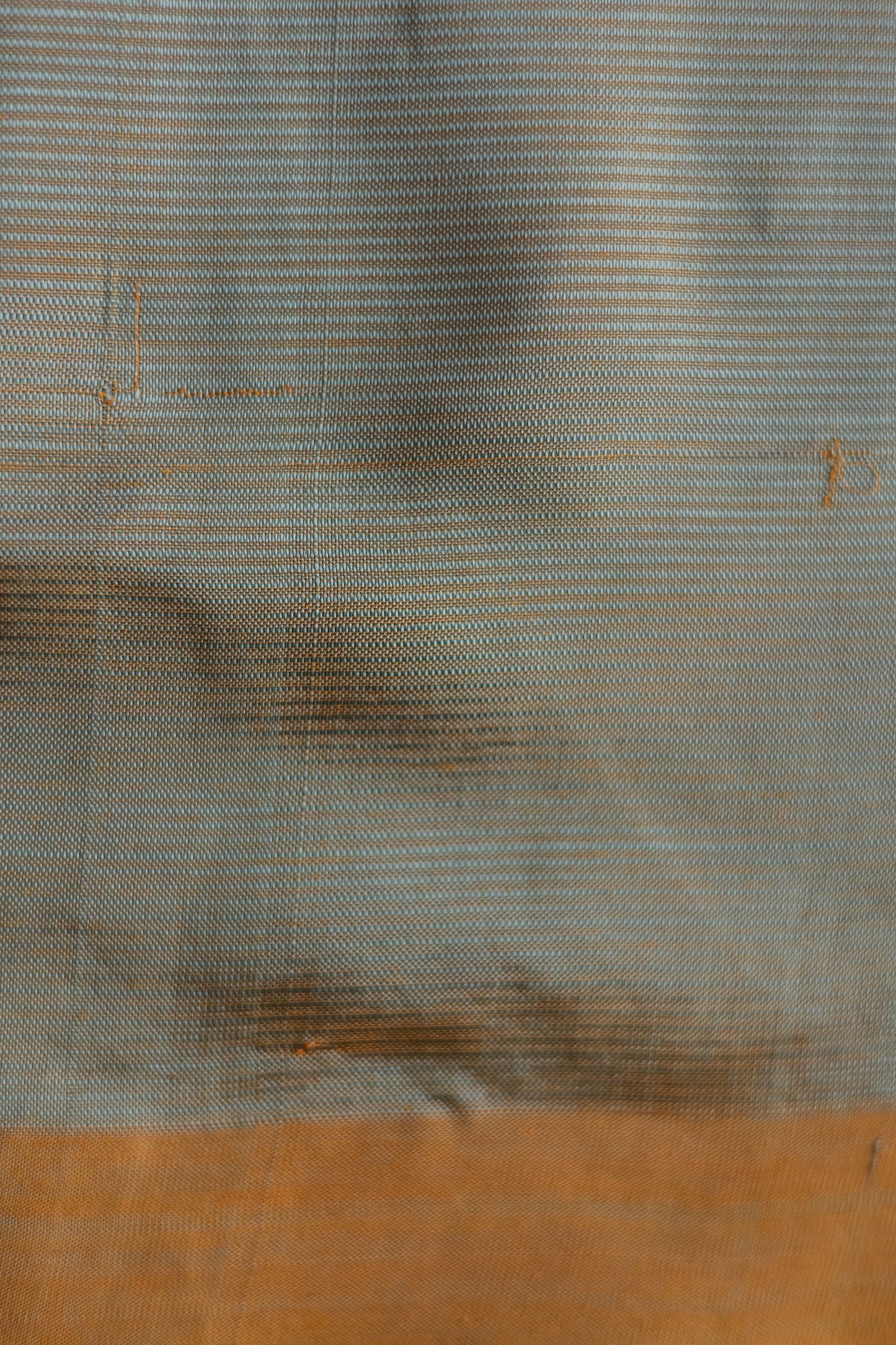 Grey and Sandal Border Silk Cotton Saree