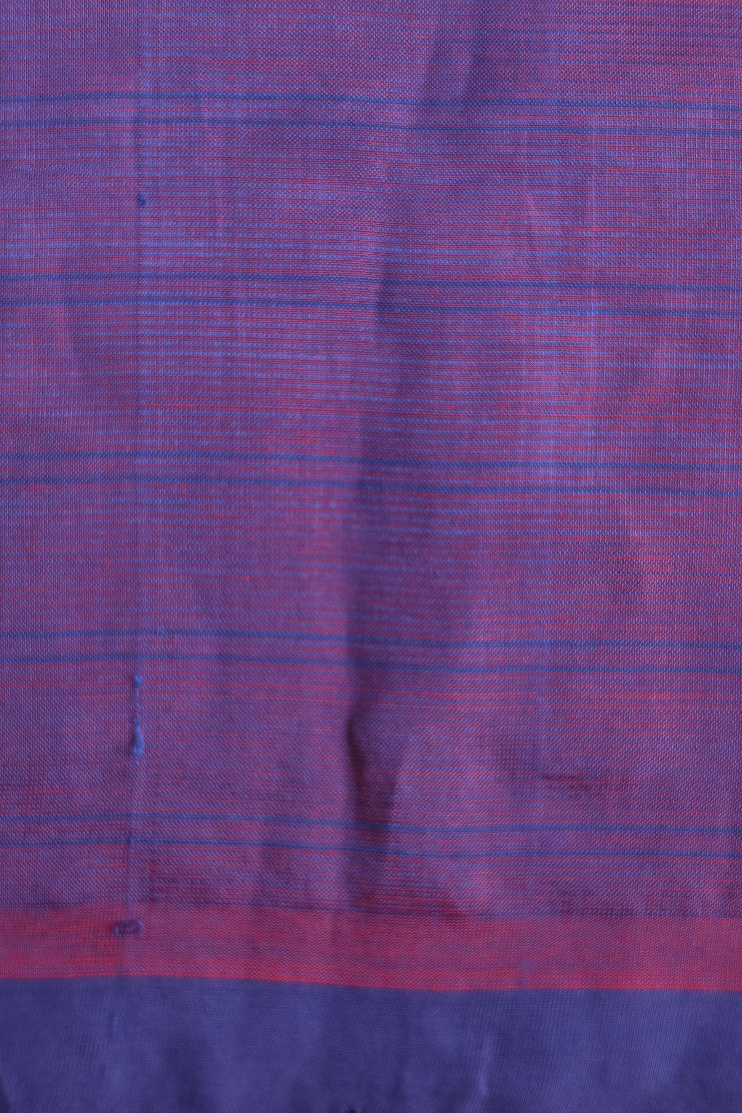 Red and Violet Silk Cotton All Over Checks Saree