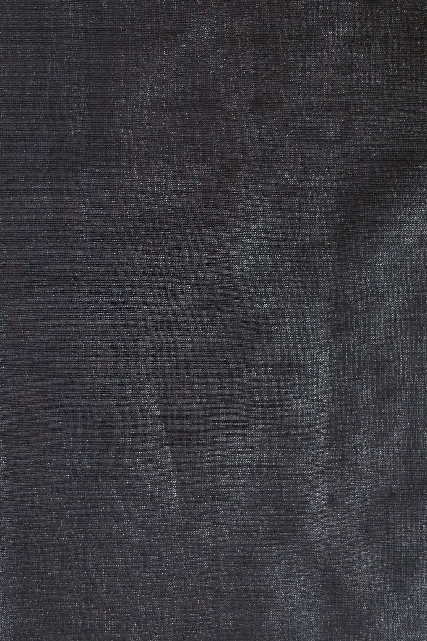 Grey Silk Cotton Tissue with Plain Border and Pallu Saree