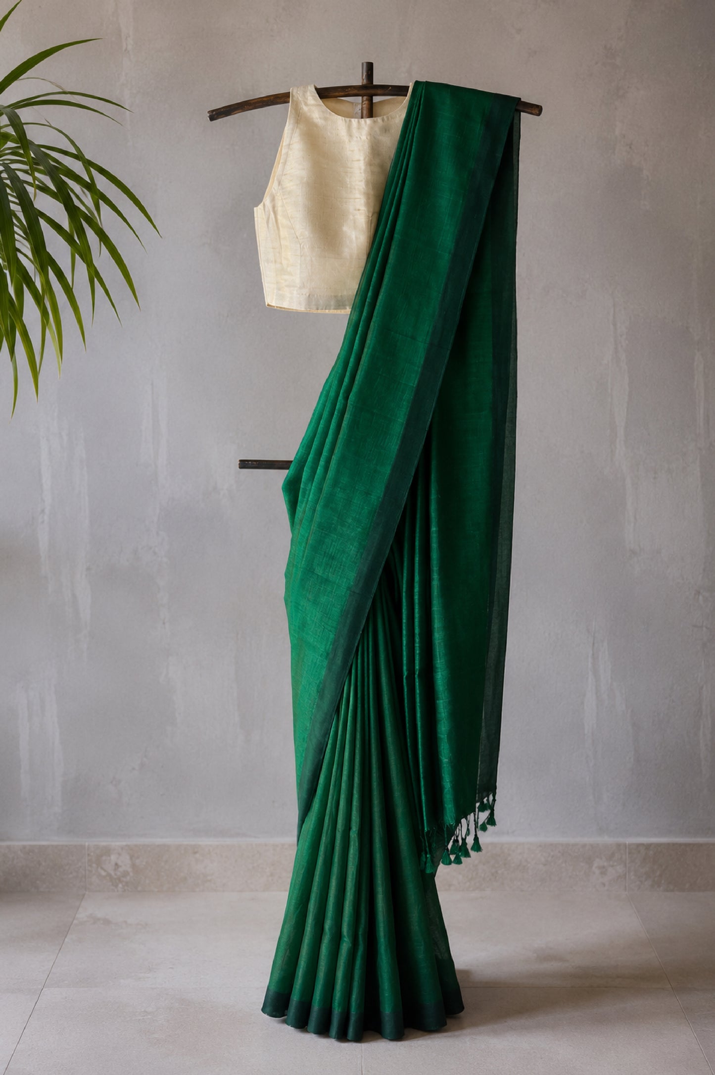 Jewel Green Mangalagiri Silk Cotton Saree