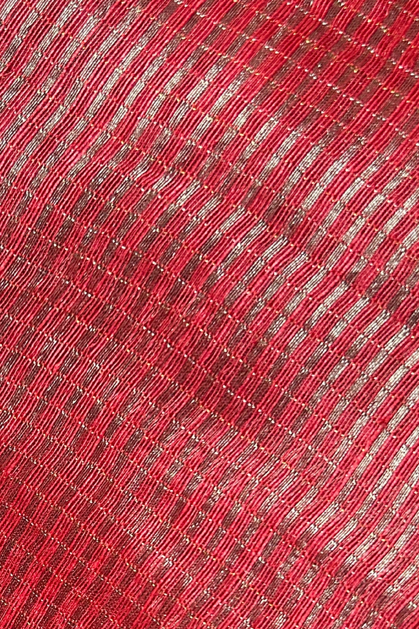 Deep Pink Tissue Silk Cotton Saree