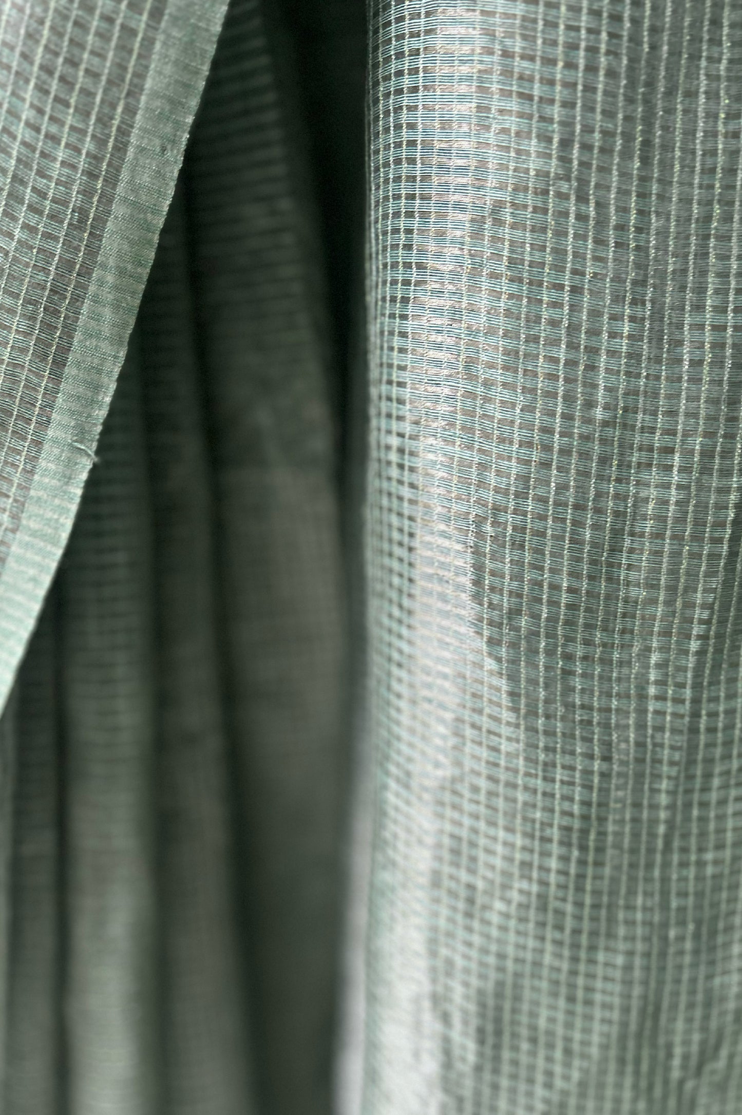 Jade Green Tissue Silk Cotton Saree