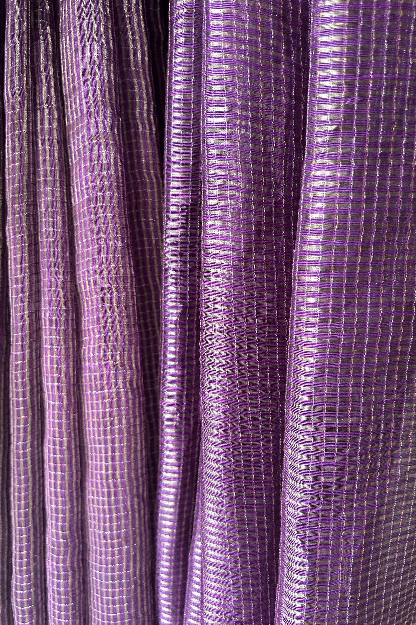 Royal Violet Tissue Silk Cotton Saree