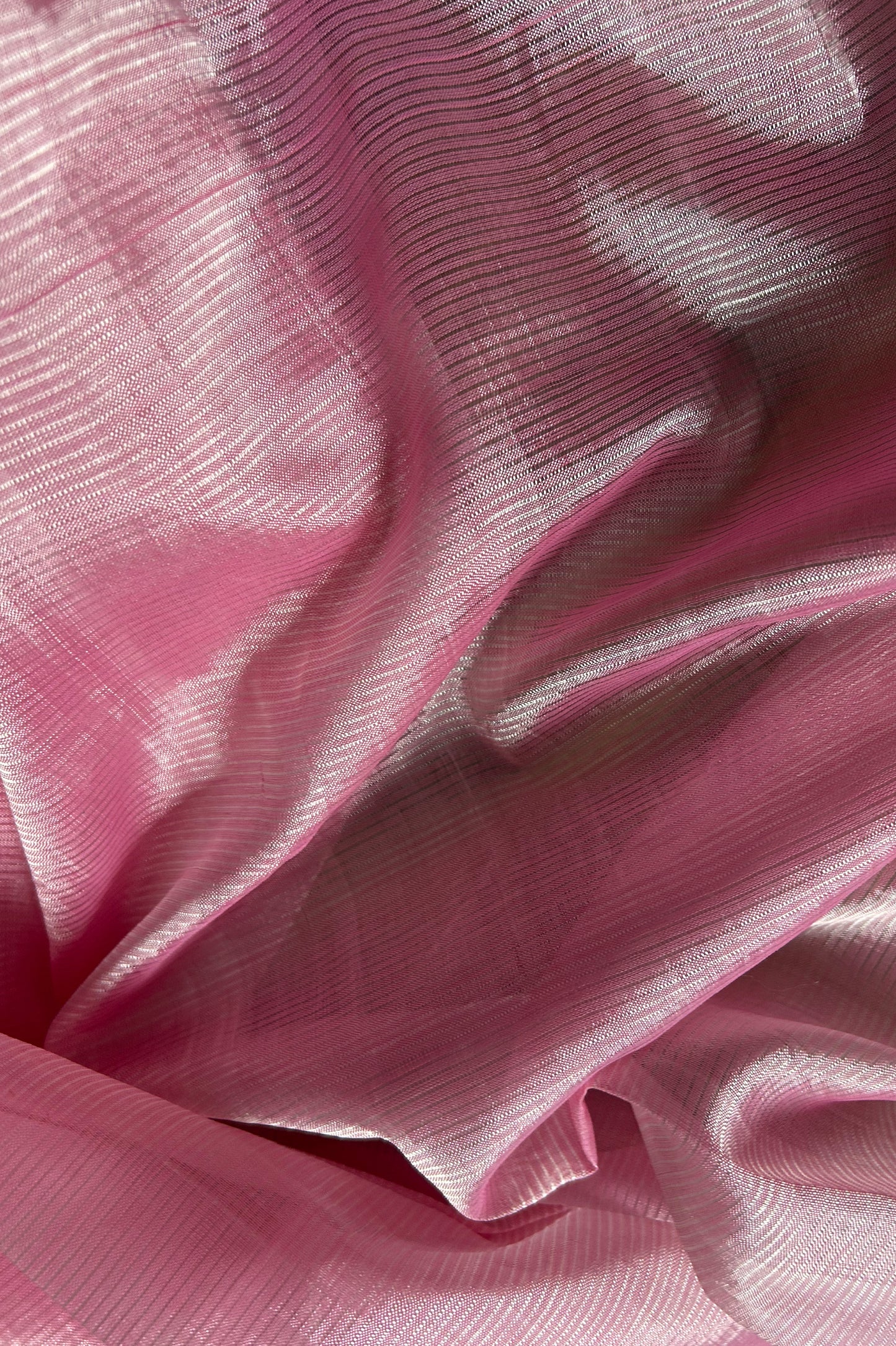 Dusty Rose Pink  Mangalagiri Silk Cotton Saree