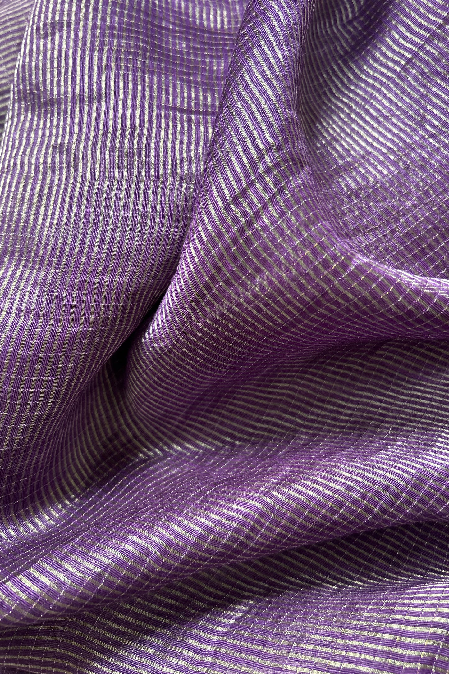 Royal Violet Tissue Silk Cotton Saree