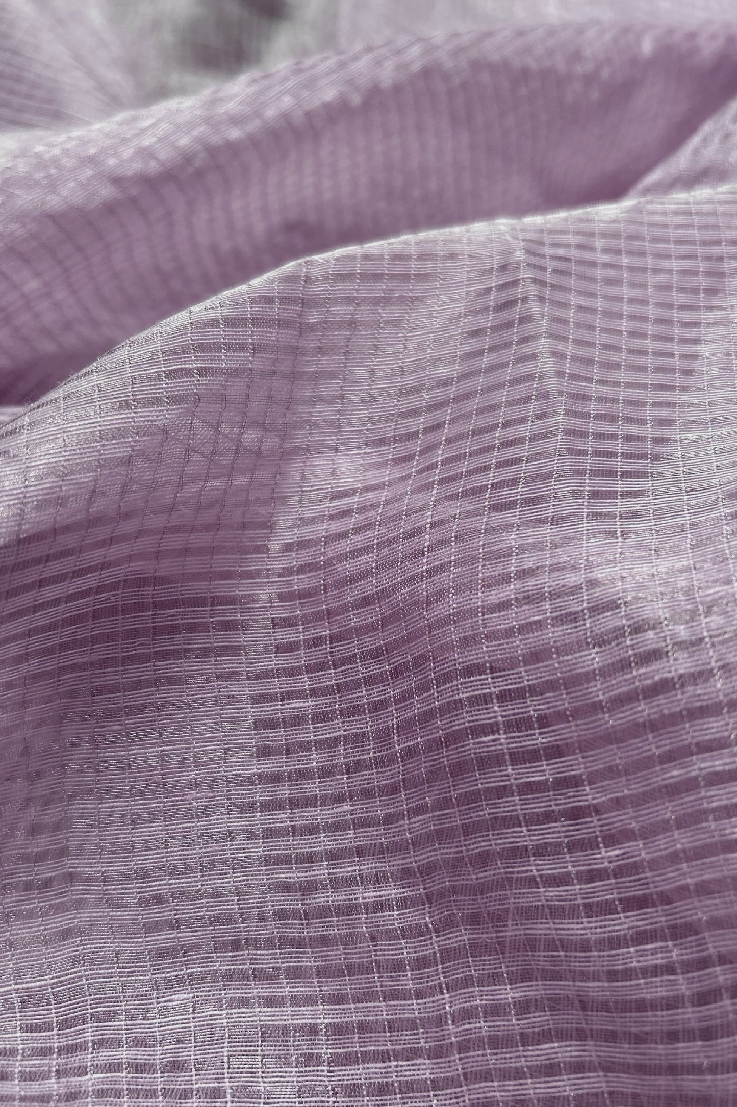 Lavender Tissue Silk Cotton Saree