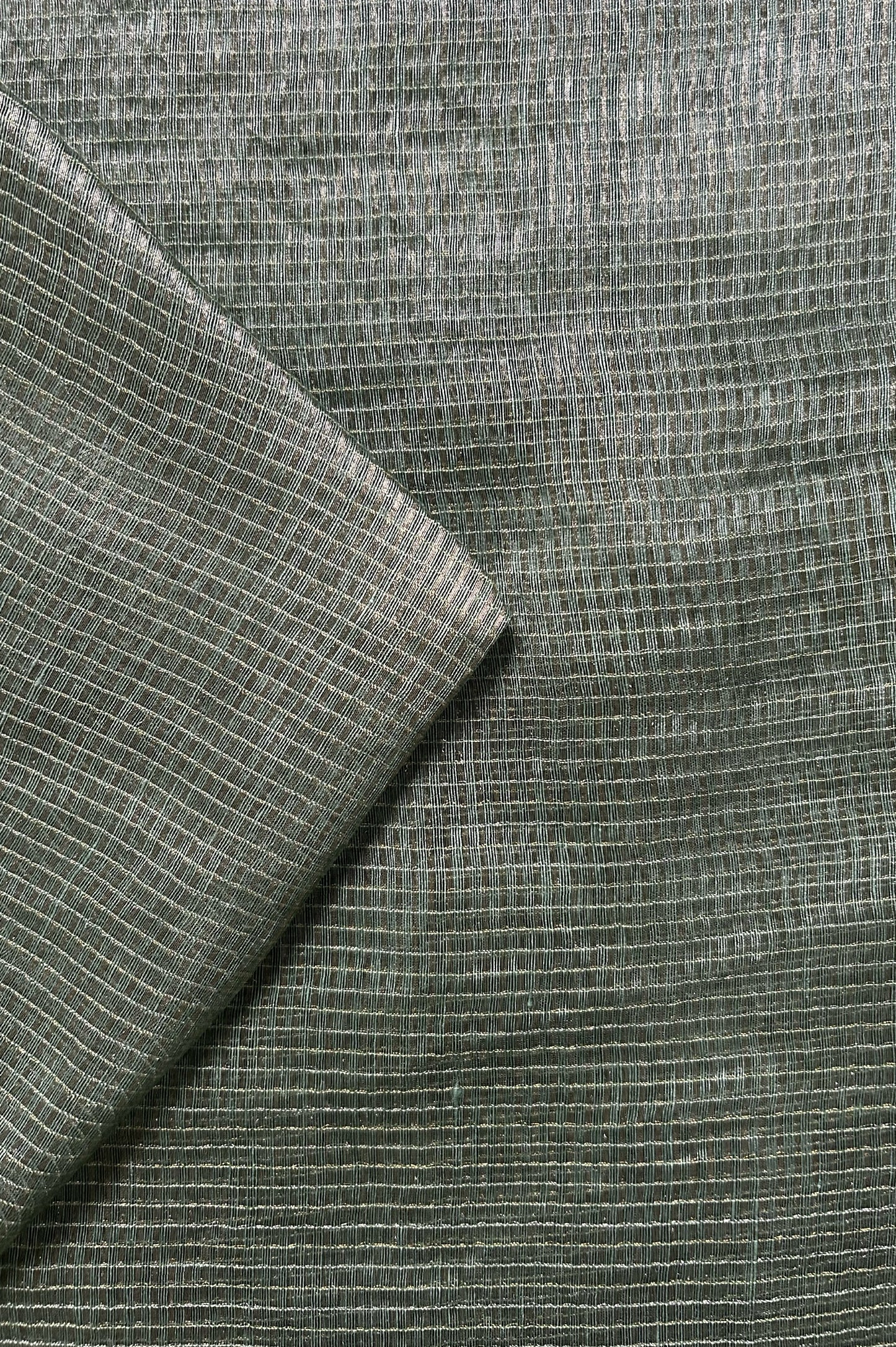 Jade Green Tissue Silk Cotton Saree