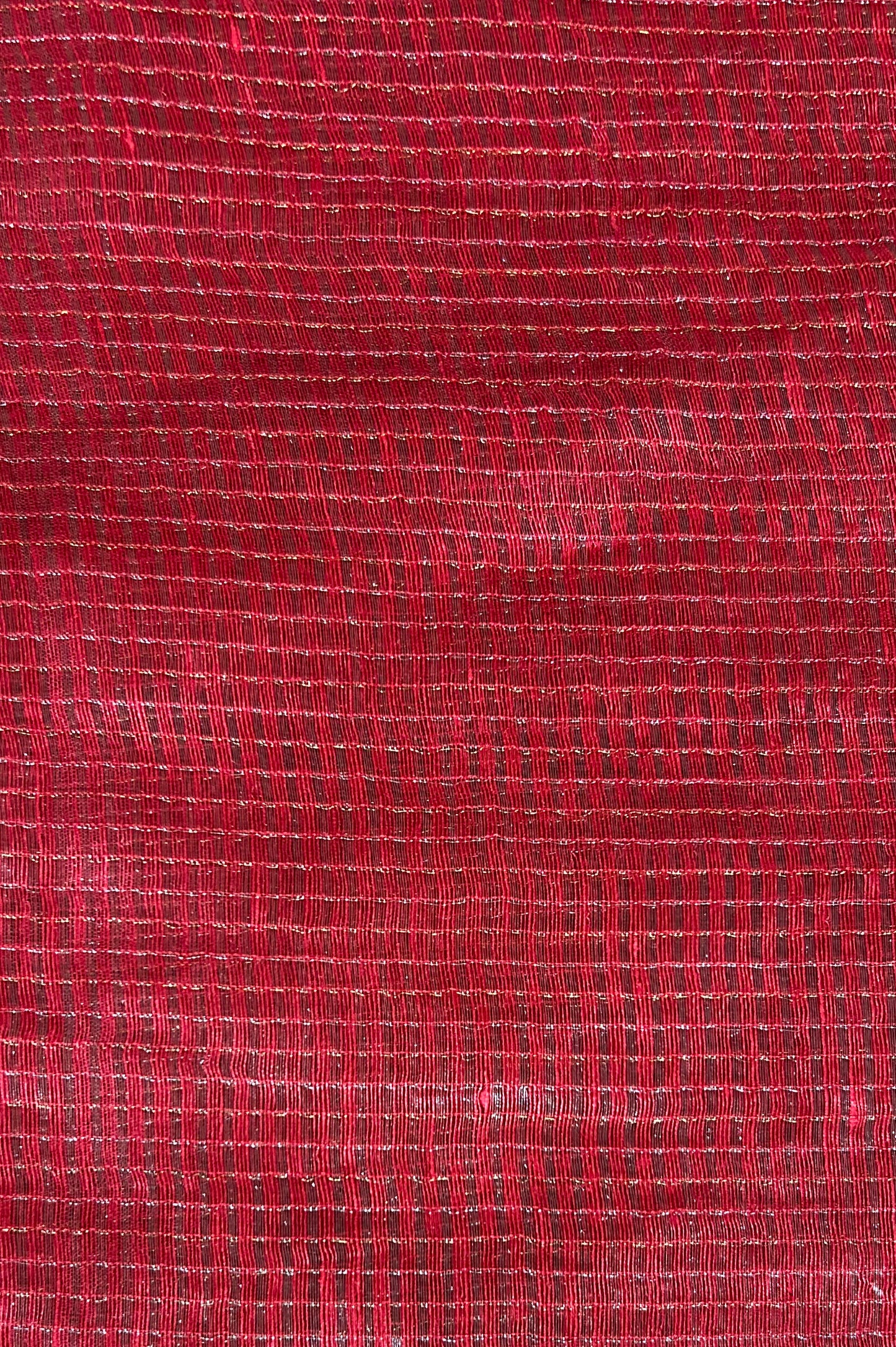 Deep Pink Tissue Silk Cotton Saree