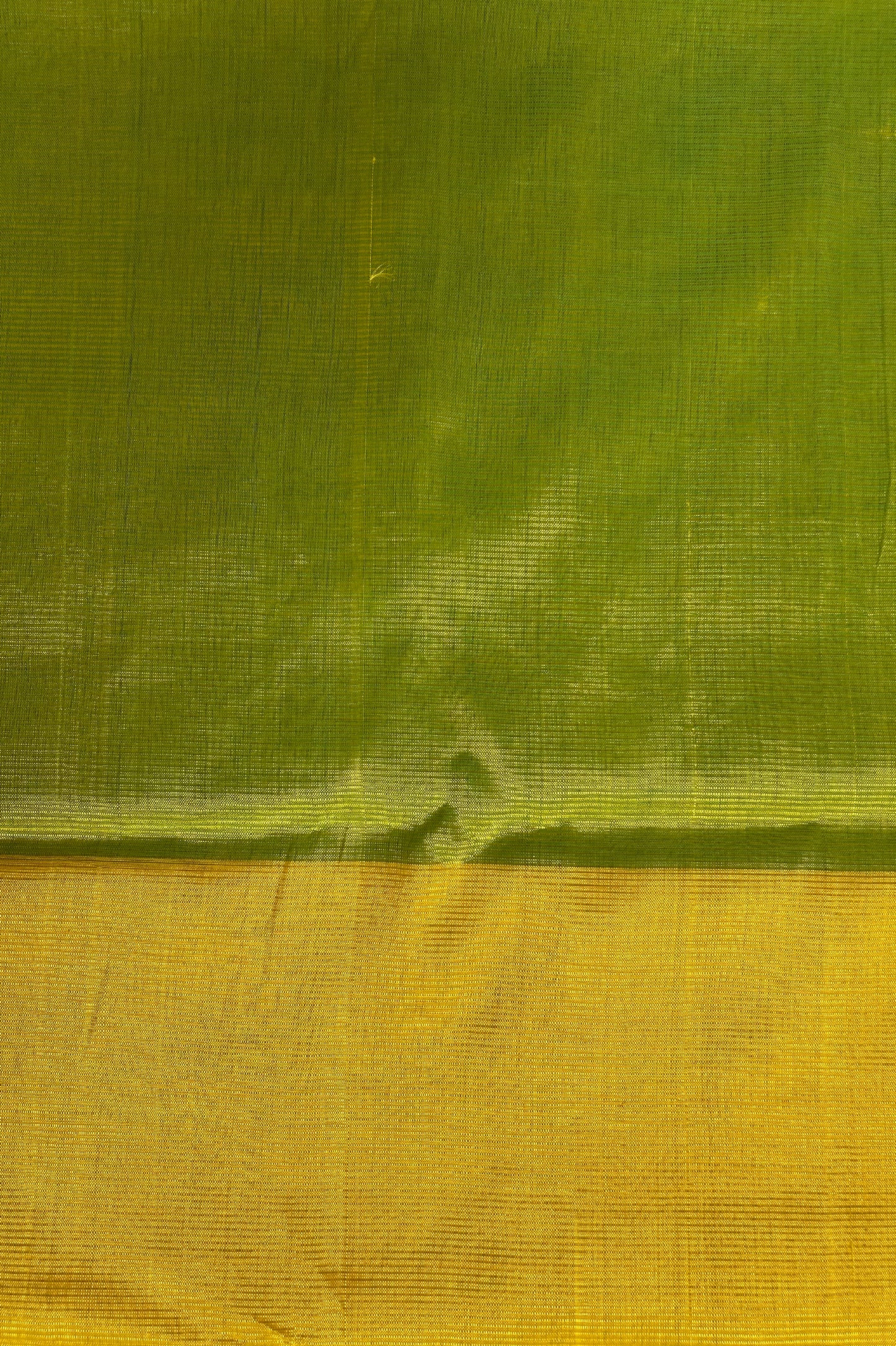 Emerald, Leaf Green & Sunshine Yellow with Contrast Pallu Mangalagiri Silk Cotton Saree