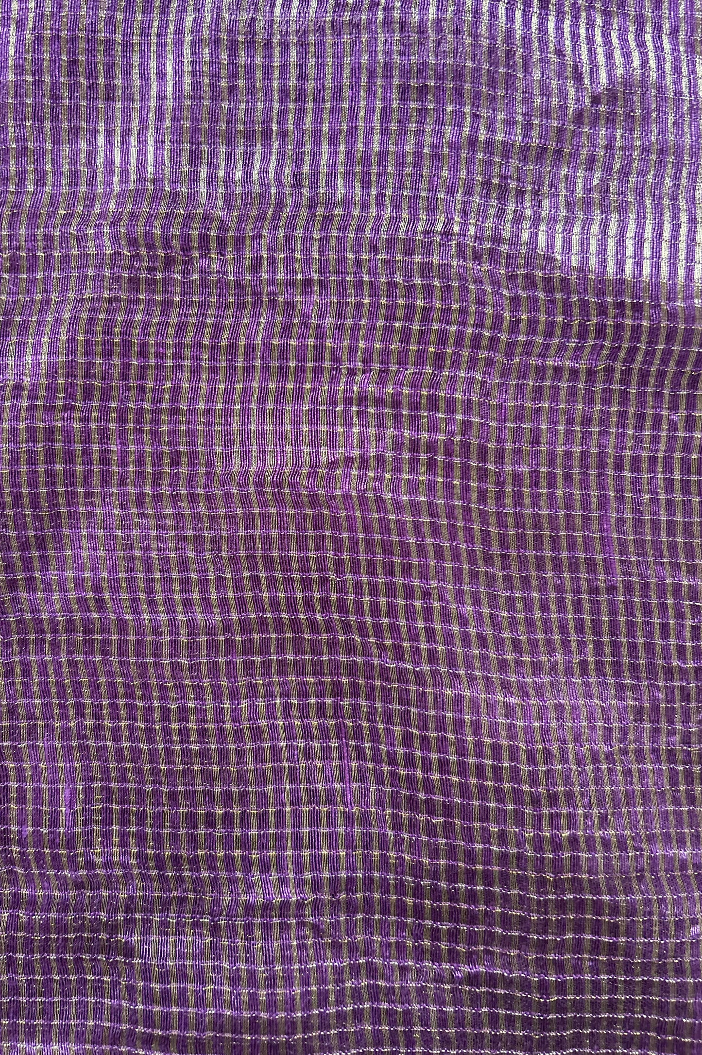 Royal Violet Tissue Silk Cotton Saree