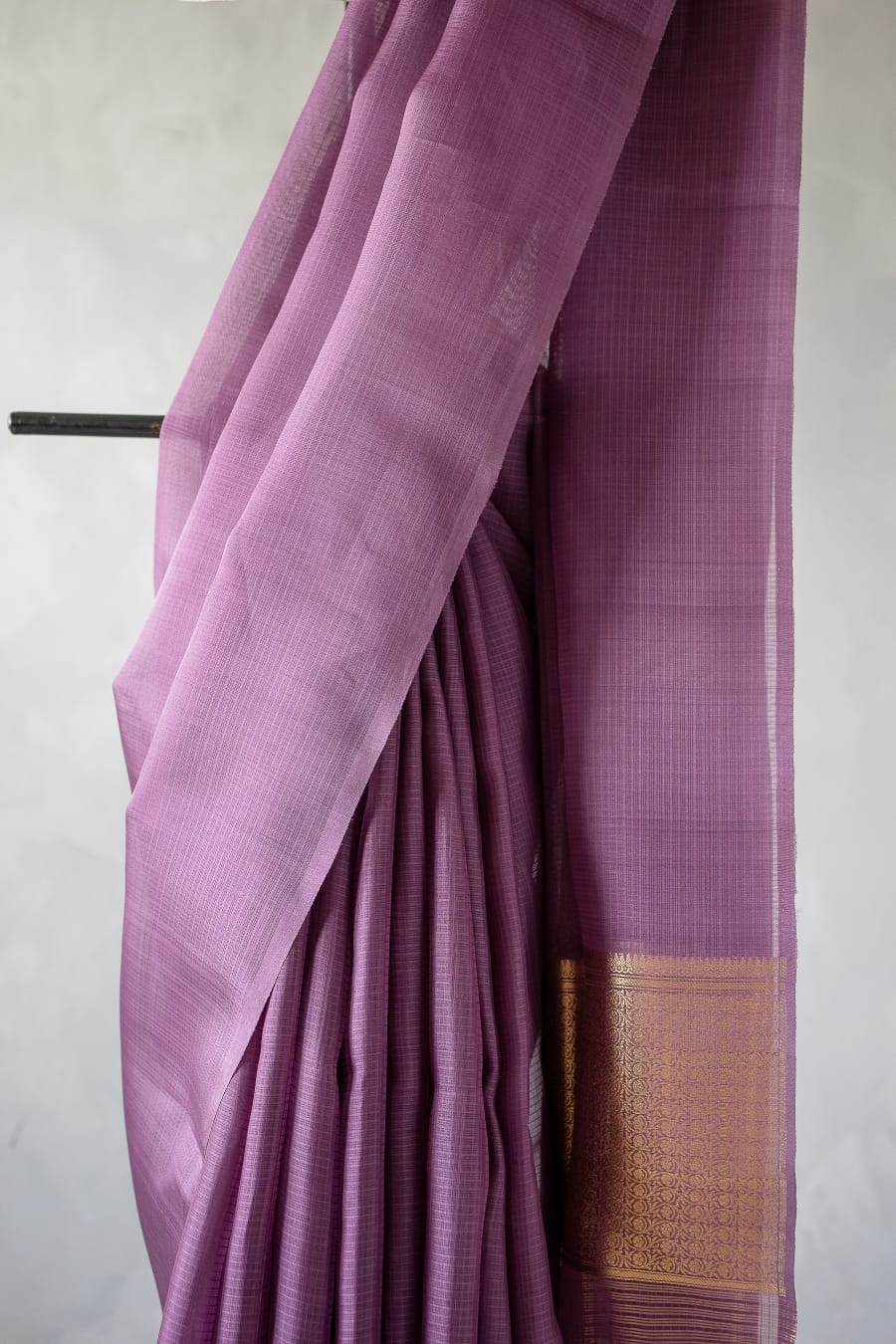 Midnight Plum Banarasi Silk Saree