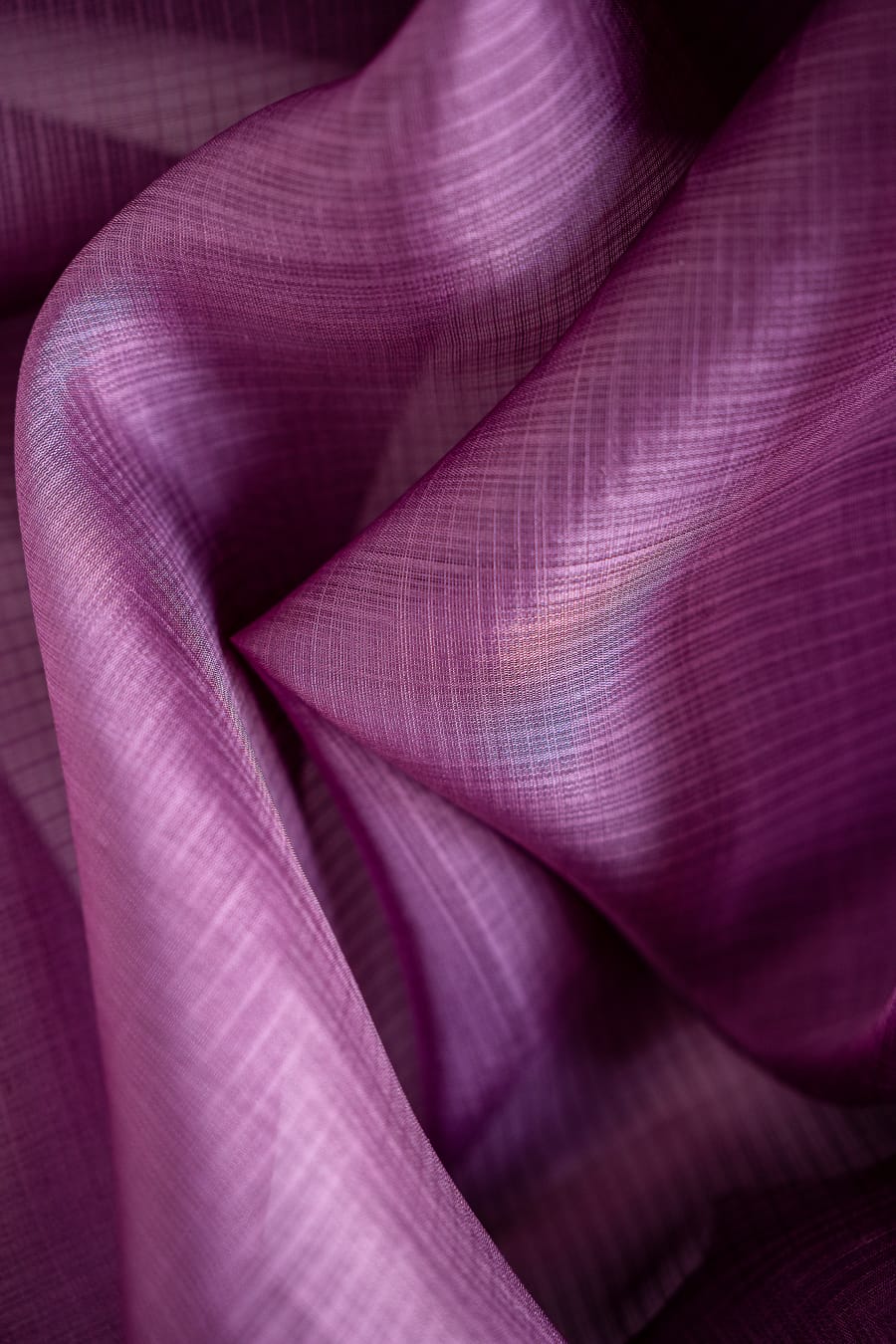 Midnight Plum Banarasi Silk Saree