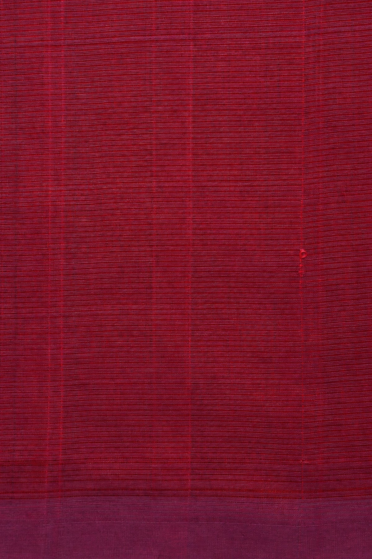 Dark Red Plain Mangalagiri Silk Cotton Saree