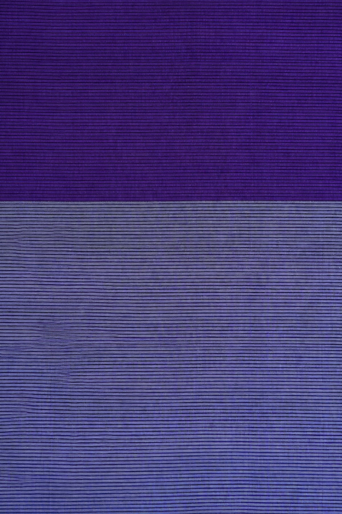 Silver Grey Mangalagiri Silk Cotton with Purple Border and Contrasting Purple Pallu